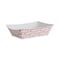 Boardwalk Paper Food Tray, 2lb., Red Weave, PK1000 BWK 30LAG200 - alternate 3
